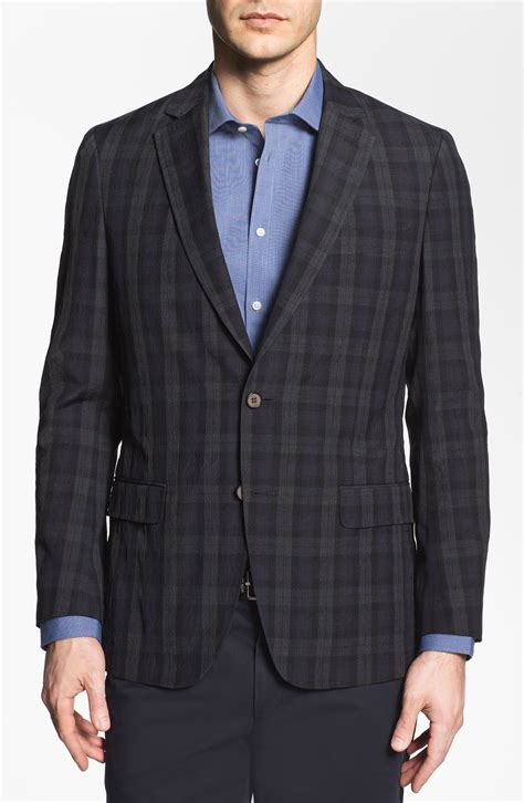 michael kors plaid coat grey black|michael kors wool winter coats.